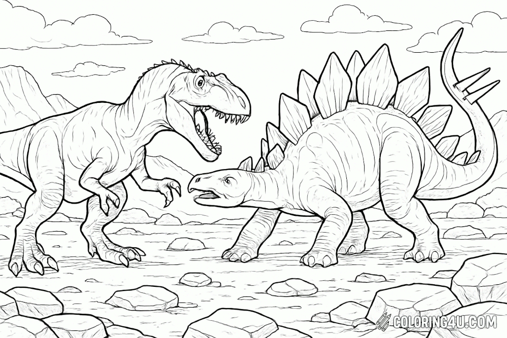 Allosaurus Vs Stegosaurus