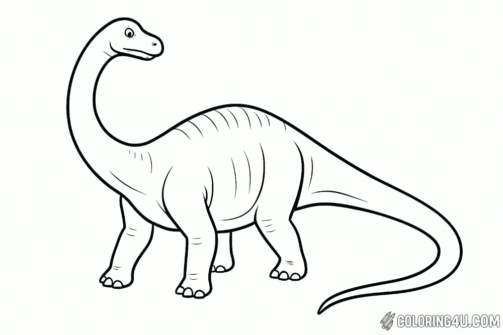 Diplodocus Diagonal Pose