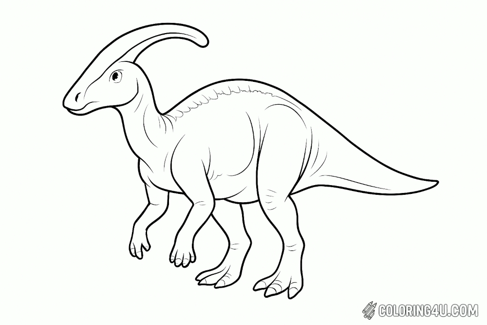 Parasaurolophus Diagonal Pose