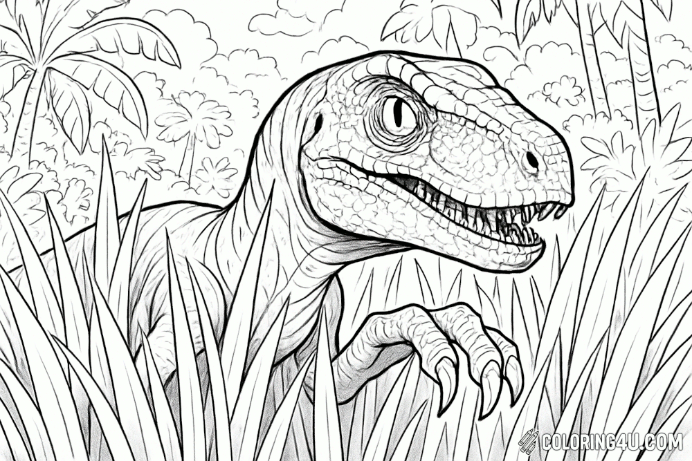 Raptor Ambush From Tall Grass