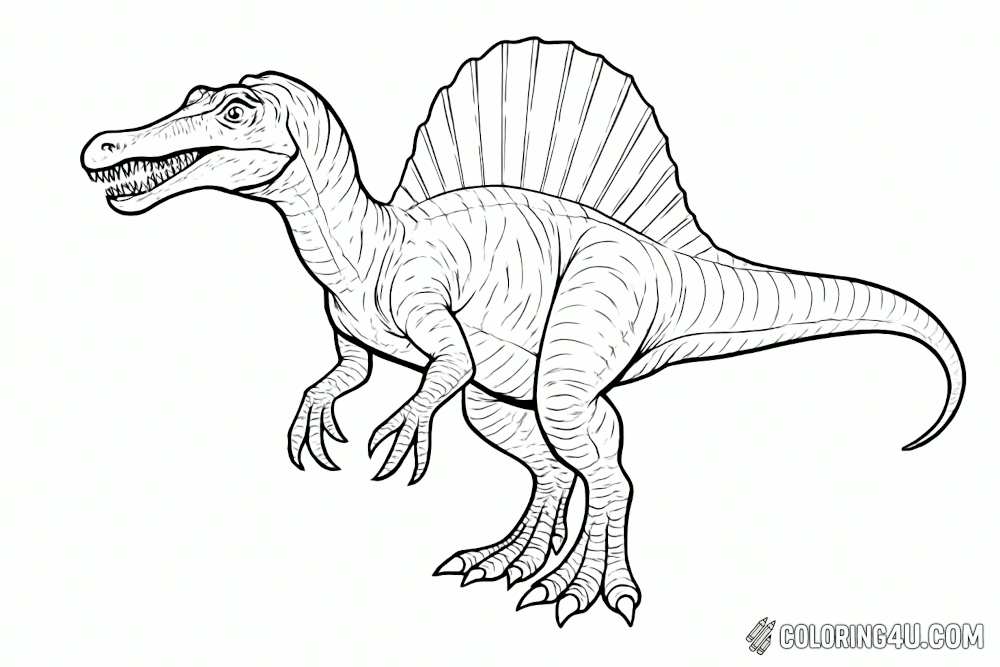 Spinosaurus Diagonal Pose
