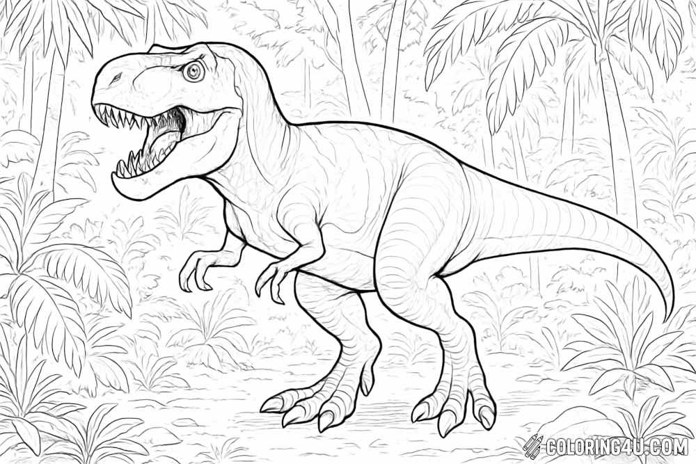 T Rex Diagonal Pose