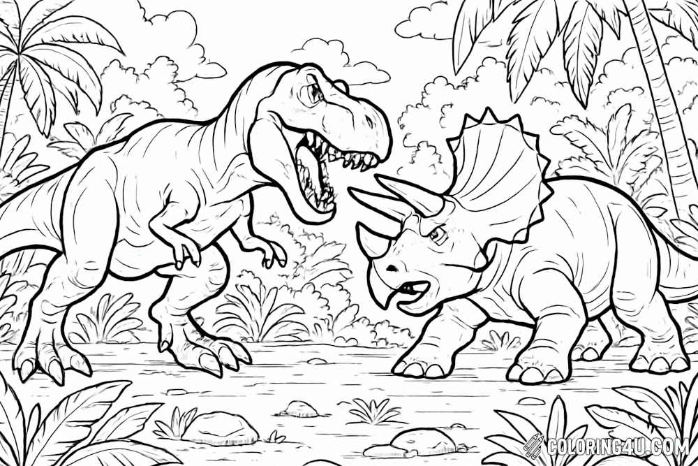 T Rex Vs Triceratops