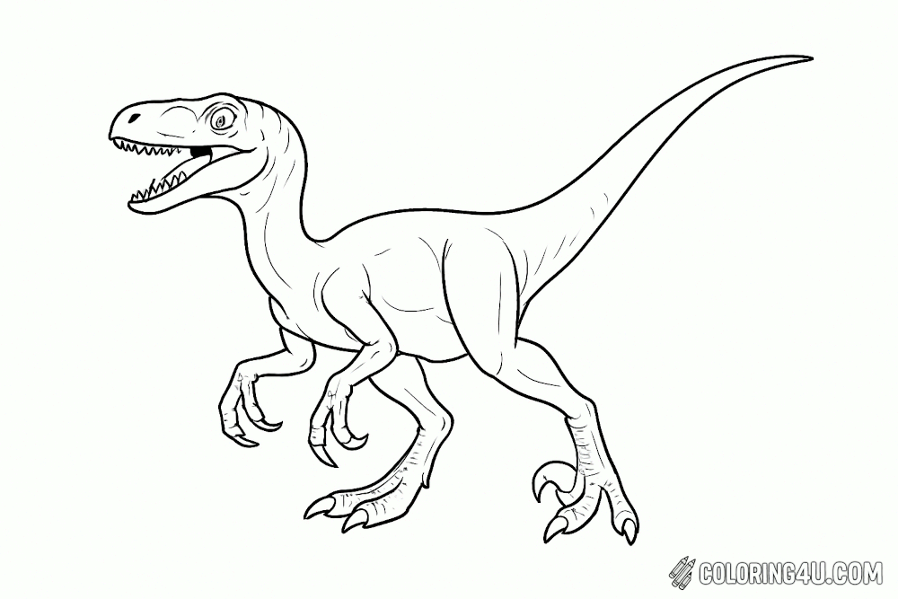 Velociraptor Diagonal Pose