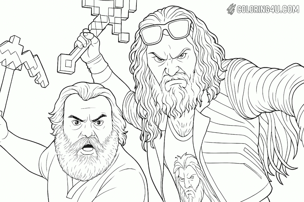 Minecraft Jack Momoa Scene