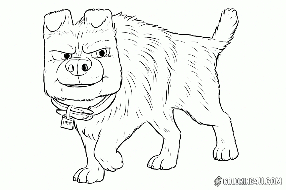 Minecraft Wolf Dennis Coloring